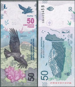 Argentyna - 50 Pesos ND/2018 * P363b * kondor