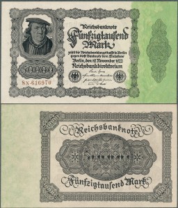 Niemcy - 50.000 Mark 1922 * P79 * DEU-90d * N