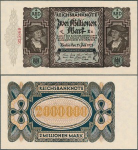 Niemcy - 2.000.000 Mark 1923 * P89b * DEU-101b