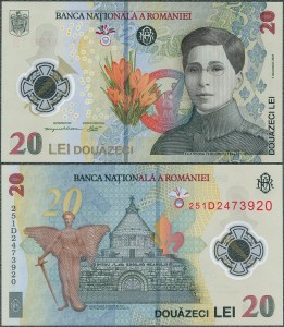 Rumunia - 20 Lei 2021 (2025) * W119Ac * polimer