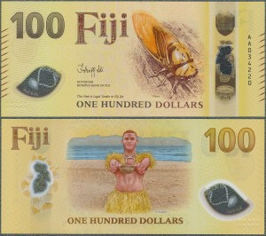 Fidżi - 100 Dollars ND/2026 * W129 * cykada * polimer
