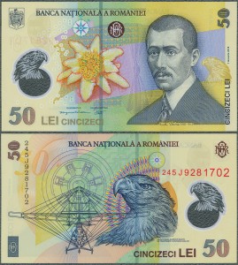 Rumunia - 50 Lei 2018 (2024) * nowy typ * polimer