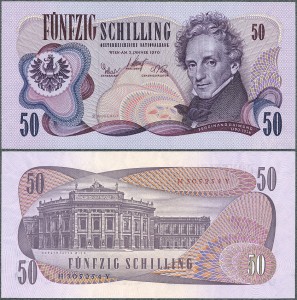 Austria - 50 Schilling 1970 * P144 * 2. Auflage