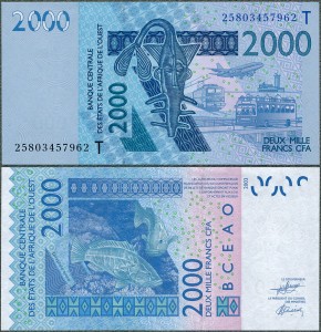 Togo - 2000 franków 2025 T * P816T * ryby 