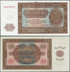  Niemcy - NRD - 100 Mark 1955 * P21 * DDR-15b * YA