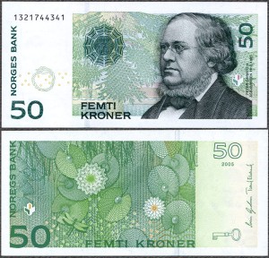 Norwegia - 50 Kroner 2005 * P46c * Asbjornsen 