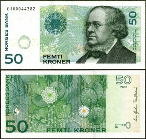 Norwegia - 50 Kroner 2008 * P46c * Asbjornsen