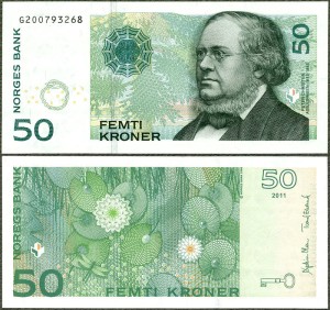 Norwegia - 50 Kroner 2011 * P46d * Asbjornsen