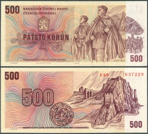 Czechosłowacja - 500 Korun 1973 * P93a
