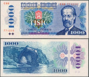 Czechosłowacja - 1000 Korun 1985 * P98a