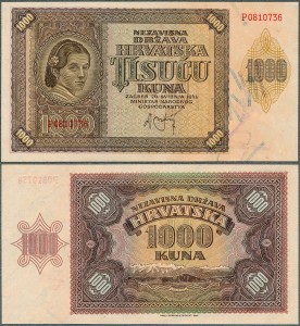 Chorwacja - 1000 Kuna 1941 * P4