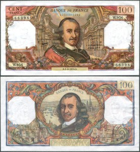 Francja - 100 Francs 1976 * P149f * Stan -1