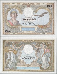 Jugosławia - 1000 Dinara 1931 - P29