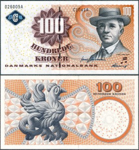 Dania - 100 Kroner 2004 * P61c * Carl Nielsen 