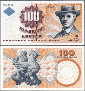 Dania - 100 Kroner 2000 * P56b * Carl Nielsen