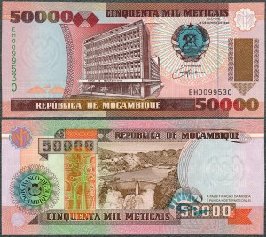 Mozambik - 50.000 Meticais 1993 * P138