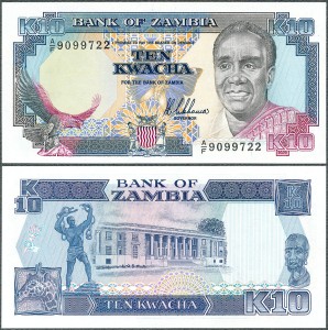 Zambia - 10 Kwacha ND/1989 * P31a