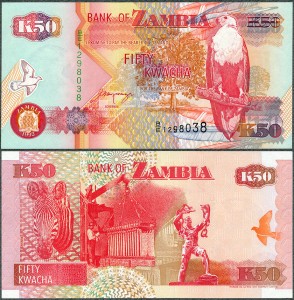 Zambia - 50 Kwacha 1992 * P37b