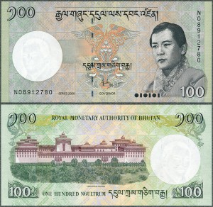 Bhutan - 100 Ngultrum 2020 * P32d